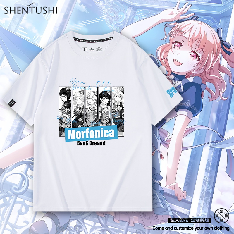 休闲宽松纯棉情侣短袖