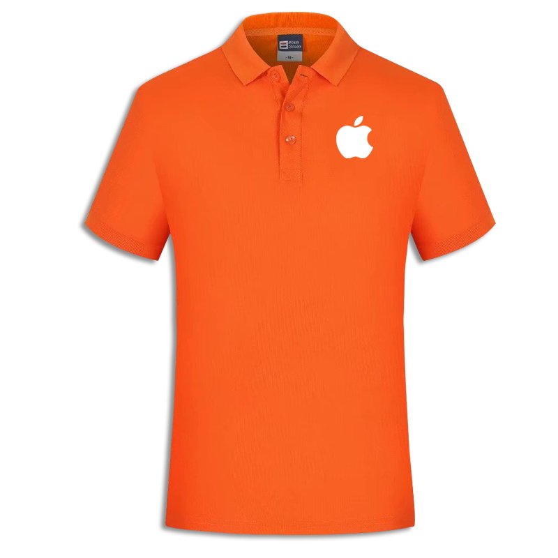 定制logo苹果手机专卖店工作服短袖t恤翻领polo衫衣服潮男女学生