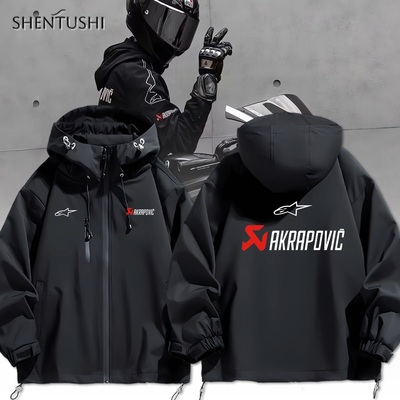 连帽秋冬新款宽松防风冲锋衣