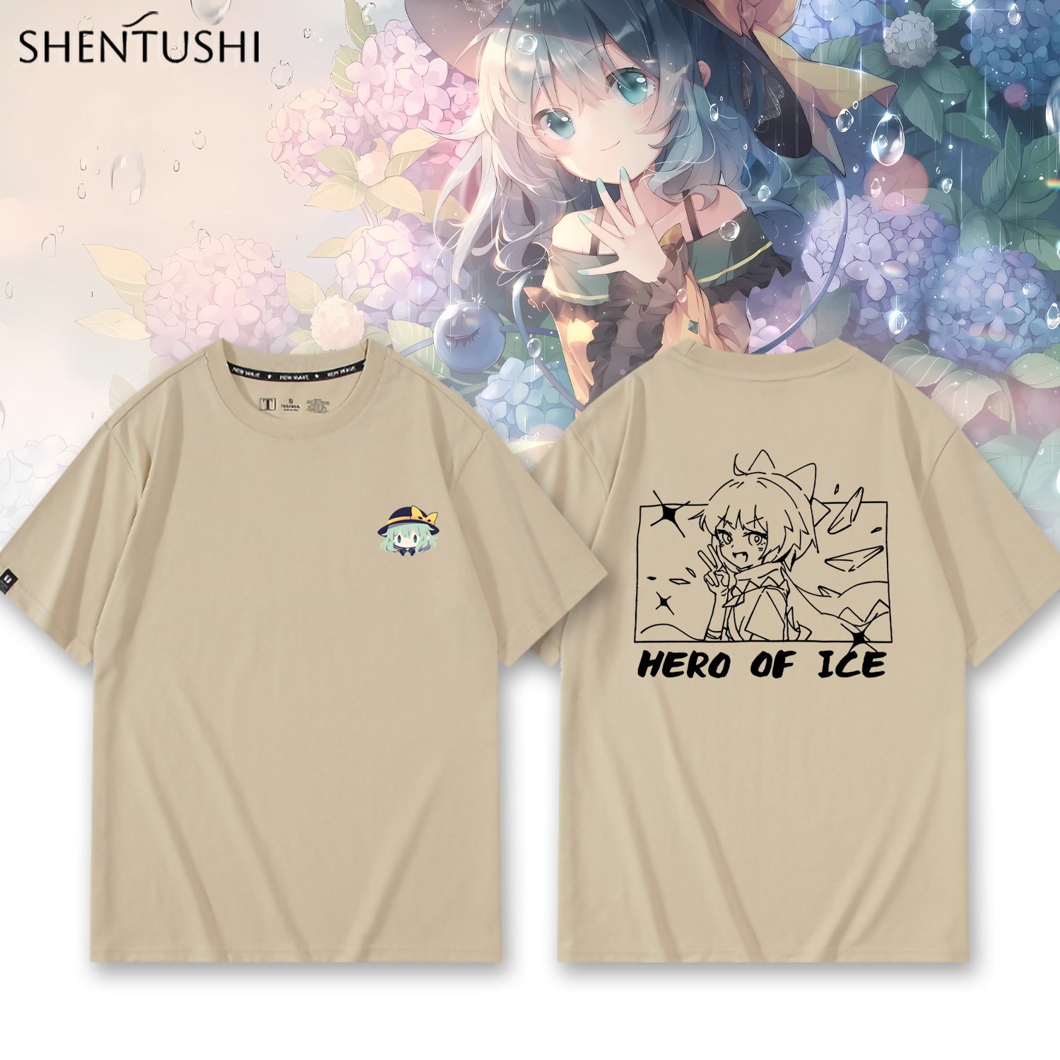 休闲宽松纯棉情侣短袖