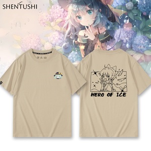 休闲宽松纯棉情侣短袖