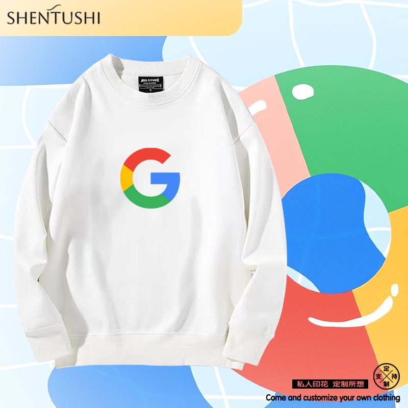 加绒柔顺亲肤保暖圆领卫衣