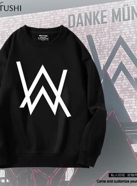 艾伦沃克Alan Walker电音DJ男女圆领卫衣秋冬季休闲上衣