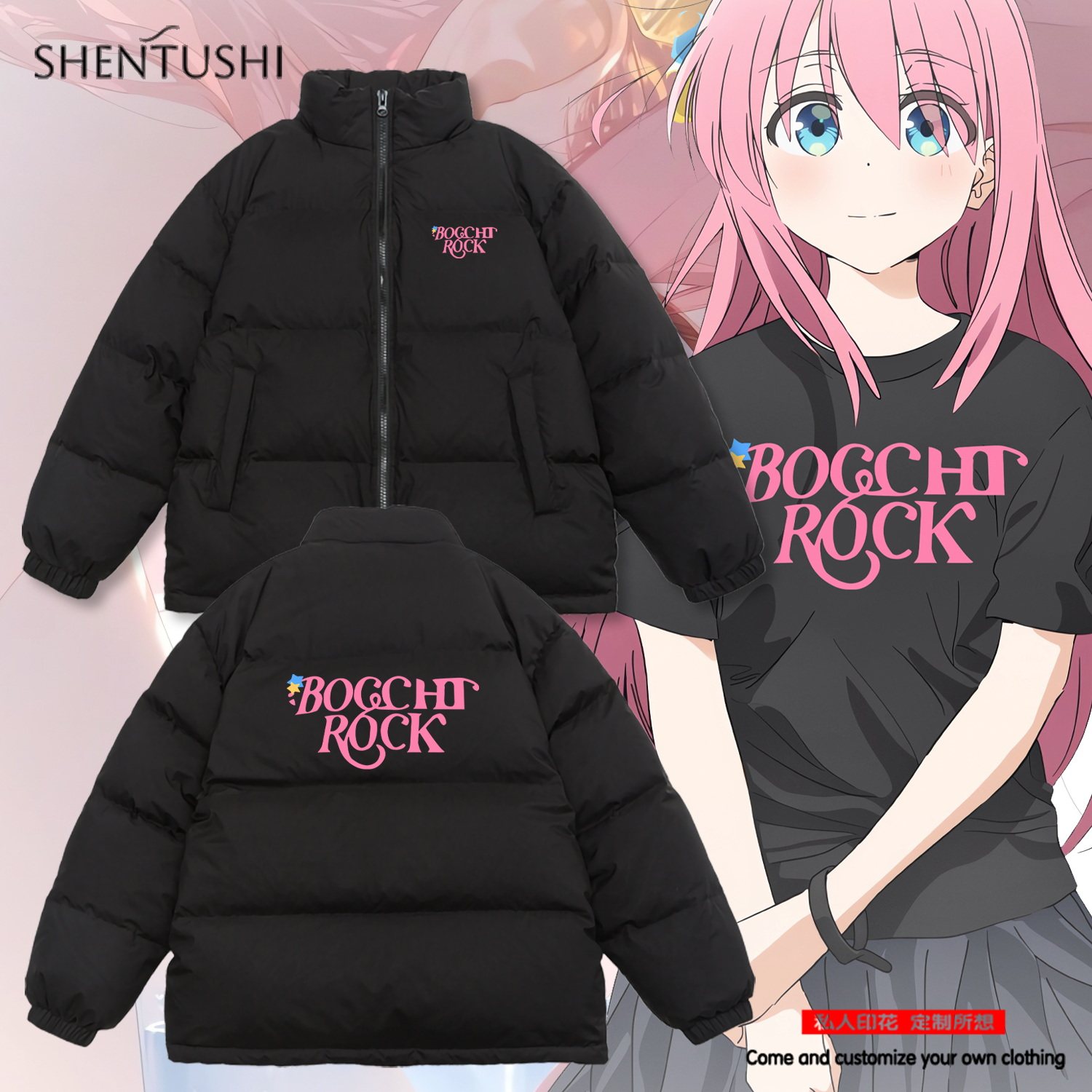休闲立领冬季三防羽绒服