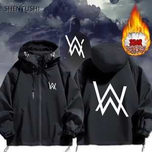 faded艾伦沃克Alan Walker同款保暖连帽外套男女夹克羽绒冲锋衣服
