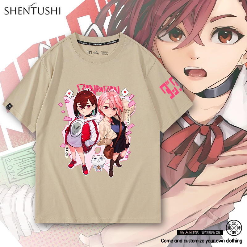 休闲宽松纯棉情侣短袖