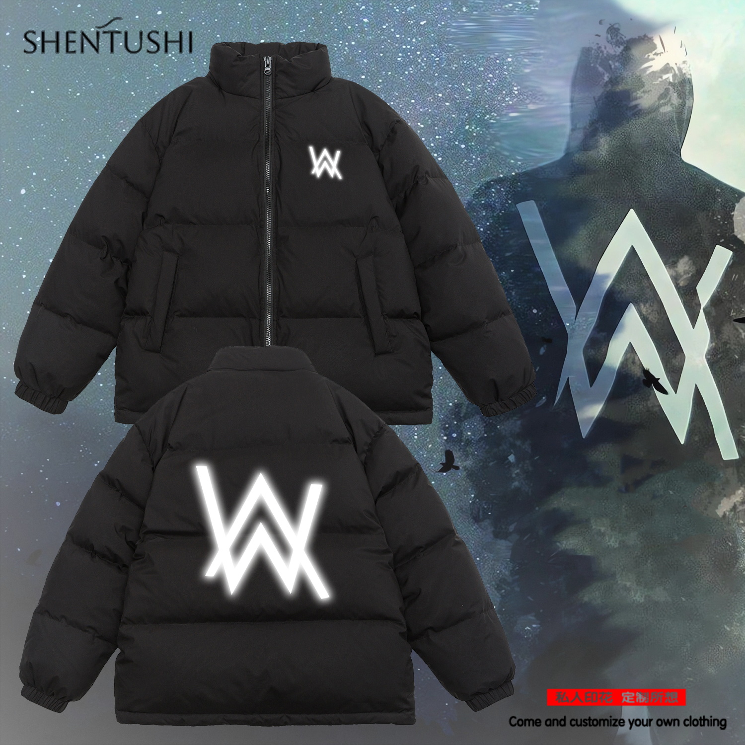 休闲立领冬季三防羽绒服