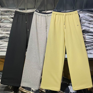 阔腿裤 正品 女士通勤百搭窄版 弹力休闲长筒裤 快乐自由鱼26010春装