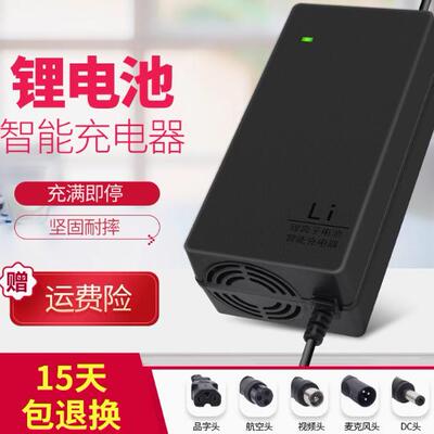 3.7V聚合物11串三元锂电池电动车电瓶充电器46.2V2A3A4A5A12AH10A