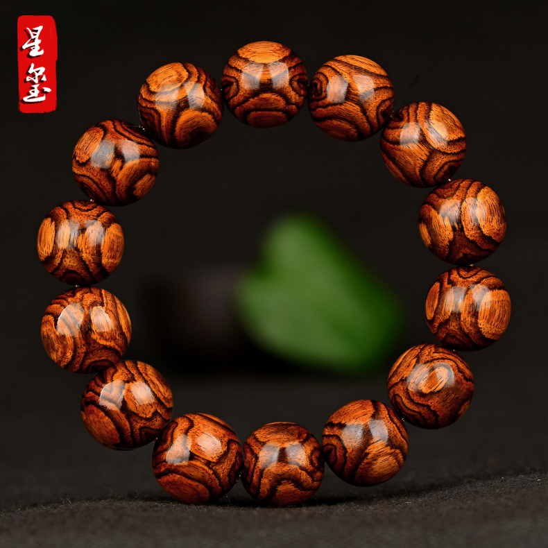 鬼眼18mm海南黄花梨孤品