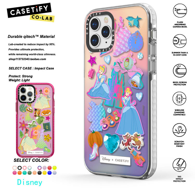 香港代购CASETiFY联名迪士尼公主 小美人鱼爱丽儿适用iphone16/15/14/13/Pro/Max手机壳
