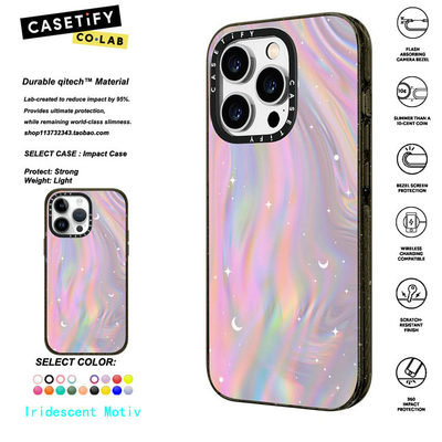 香港代购 CASETiFY Iridescent星空适用iphone14/13/12/11Pro/Max