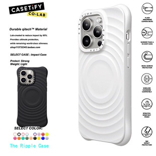 11Pro 白色黑色红色波浪新款 CASETiFY Ripple 香港代购 Max手机壳 适用iphone15