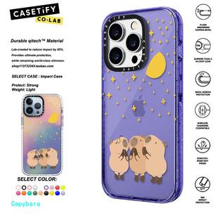 香港代购 CASETiFY  Wishing Capybara适用iphone15/14/13/12/11Pro/Max手机壳