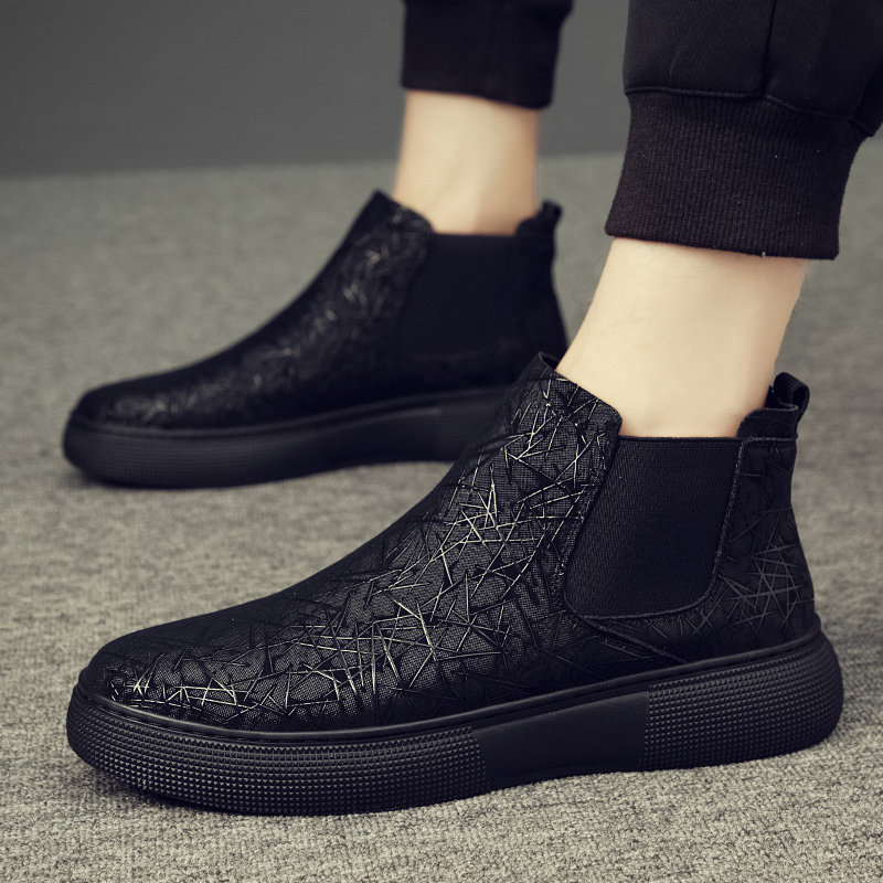 MENS SHOES COTTON SHOES MENS VELVET WARM MARTIN BOOTS MENS BOOTS MENS ANKLE BOOTS CASUAL TRENDY HIGH TOP SHOES MENS SHOES TRENDY SHOES SNEAKERS