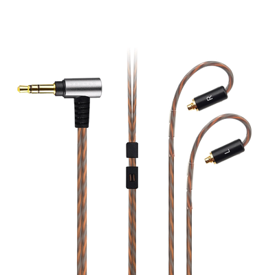 Earmax平衡耳机线单晶铜镀银