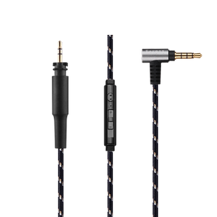 适用 SRH840A SRH440A 耳机线 单晶铜升级线控带麦克风