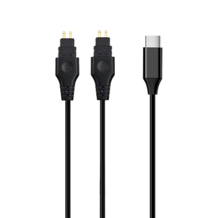 TYPE-C转接线森海塞尔HD650 HD660S HD600耳机线HIFI专业音频解码CX31993 MAX97220耳放功放小尾巴华为苹果15