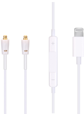 Earmax lightning插头MMCX舒尔SE535 iphone 11 12 耳机升级线
