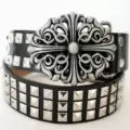 New Gothic pattern cross limited edition square nail