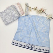 外贸日单出口日本美单国内大牌原单内家代工纯棉色织提花大方巾