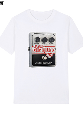 效果器电吉他Big Muff Pedal短袖T恤Electro Harmonix Little男女