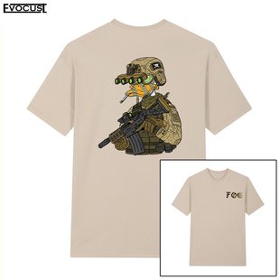 T恤搞笑男女 Group字母FOG复古怀旧军迷短袖 Forward Observations