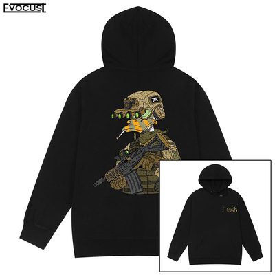 Forward Observations Group字母FOG复古怀旧军迷搞笑连帽卫衣