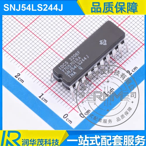 现货 SNJ54LS244J CDIP-20 丝印 SNJ54LS244J 8CH 5V 缓冲器 TI
