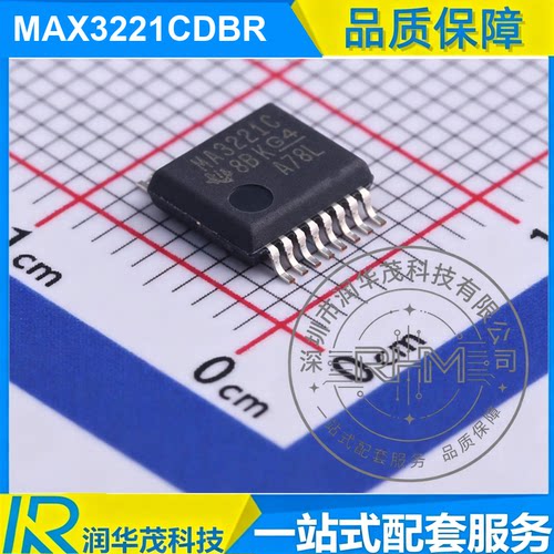 原装 MAX3221CDBR SSOP-16 丝印 MA3221C RS232收发器 全新SMD TI