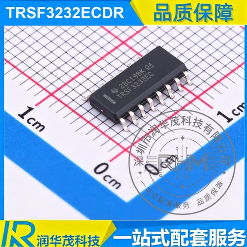 原装 TRSF3232ECDR SOIC-16 丝印 TRSF3232EC RS232收发器 SMD TI
