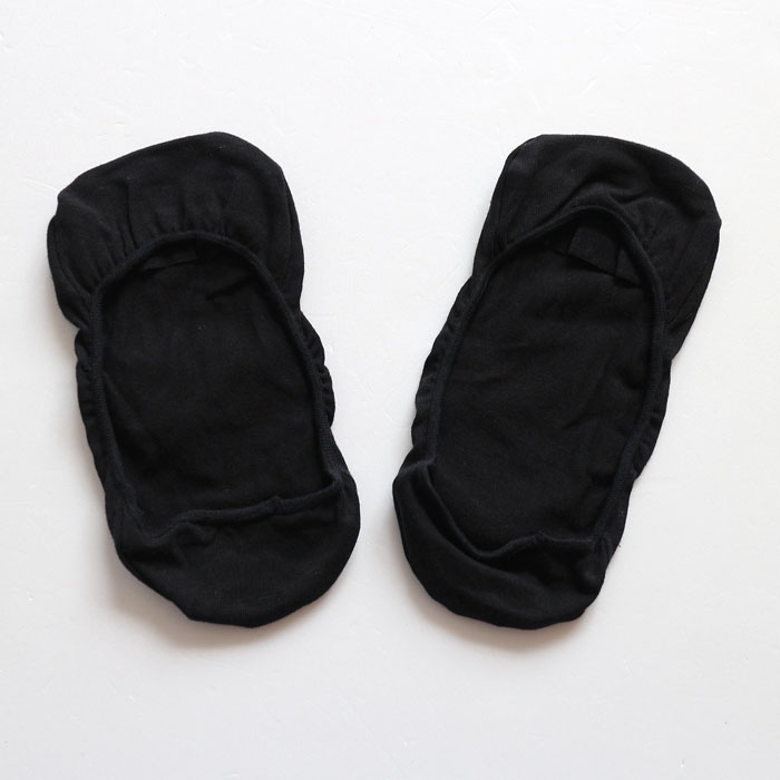 日单 健康五指隐形袜 船袜 黑色