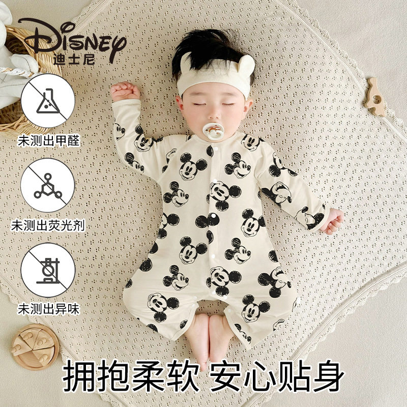 新生婴儿连体衣夏季薄款男女宝宝