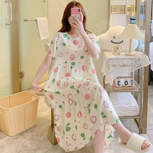 连衣裙棉绸可外穿绵绸甜美