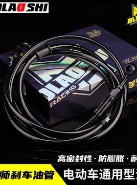 欧老师刹车油管改装小牛极核九号电动车MZ M5前后刹车油管ABS钢喉