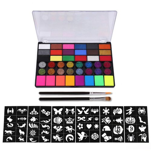 42色水溶性人体彩绘颜料舞台彩妆