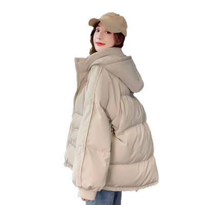 短款羽绒韩版宽松风秋冬季面包服