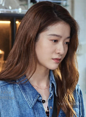 轻年金彤张雪迎同款项链简约复古时尚百搭流苏锆石锁骨链小众颈链