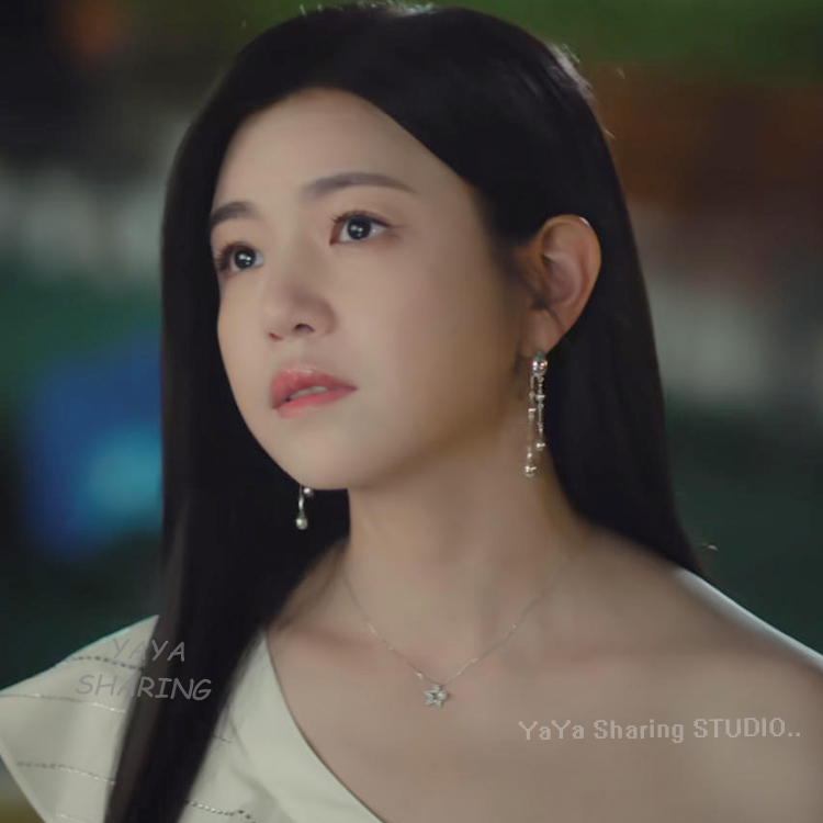 狙击蝴蝶岑矜陈妍希同款项链轻奢高级感小众设计星星珍珠纯银颈链