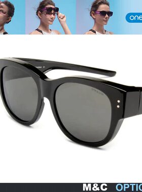 one&one近视太阳镜偏光套镜墨镜 76701 76702 76703