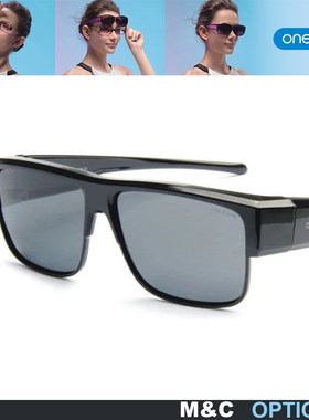 one&one偏光太阳镜套镜优雅复古防紫外线墨镜76050 76053 76055