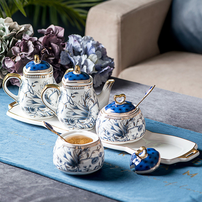 调料罐子厨房陶瓷调味罐壶组合套装大容量中式家用调料盒盐罐|msdalam kategori dapur/memasak Appliances, Alat dapur/Penyimpanan dapur, botol penyimpanan/bekas penyimpanan dapur, botol perasa - dari Buy2taobao.com untuk memberikan perkhidmatan ejen Taobao profesional membeli