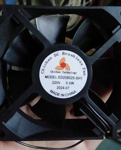 Chi Chen Tech全新ED220V 7/5W翻转器ED208025-SL1 SH1散热风扇
