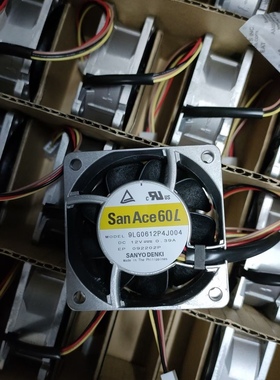 原装三洋 9LG0612P4J004 60X25MM 12V 0.39A PWM四线智能温控风扇