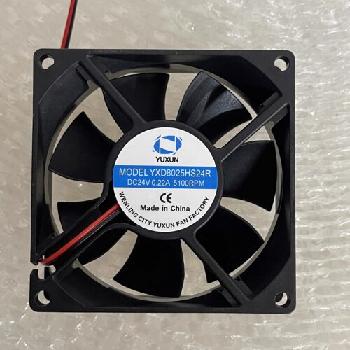 YUXUN YXD8025HS24R 24V 0.22A 5.8W 5100RPM 电焊机变频散热风扇