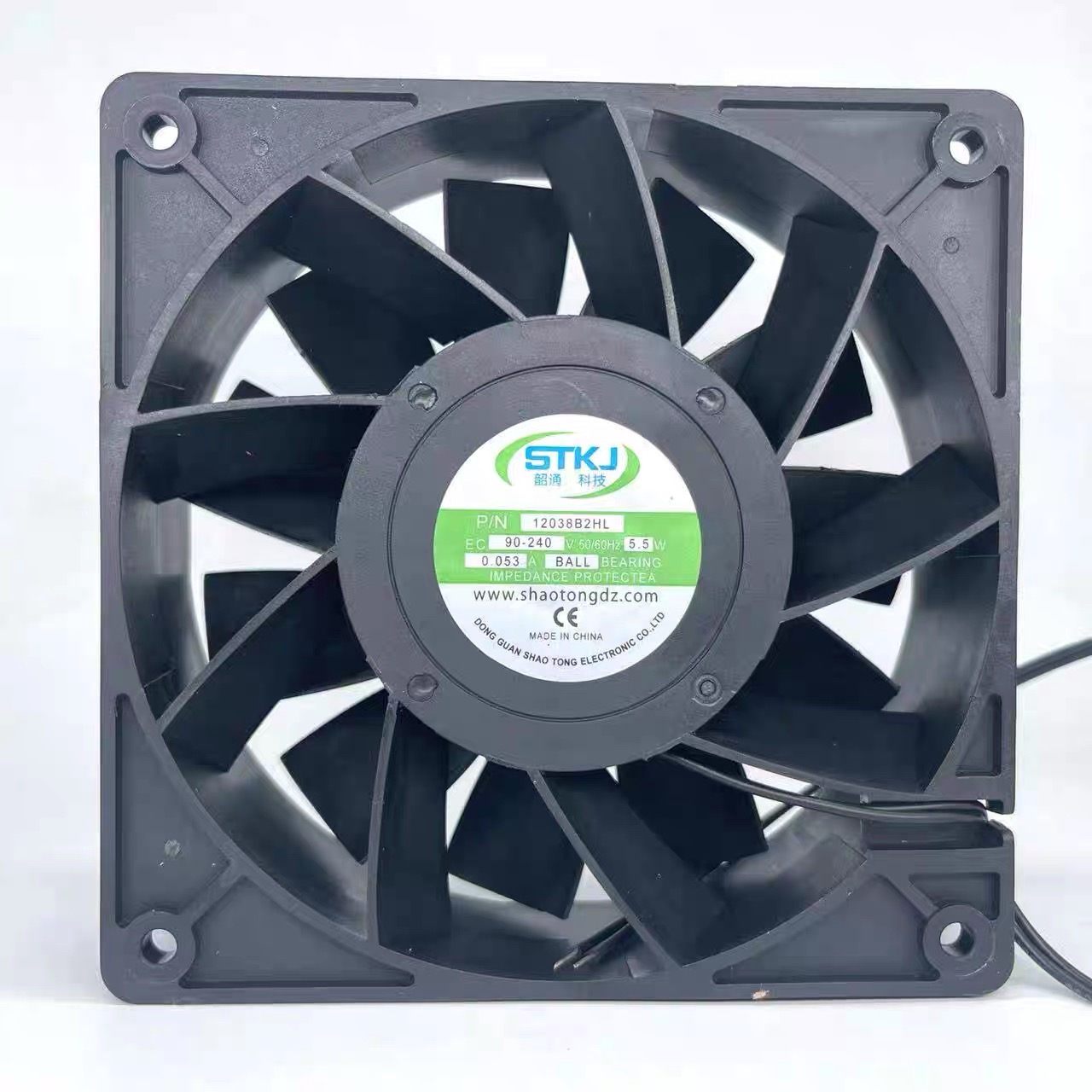 全新P/N12038B2HL AC90-240V伏5.5W双电压12038电焊机增压风扇