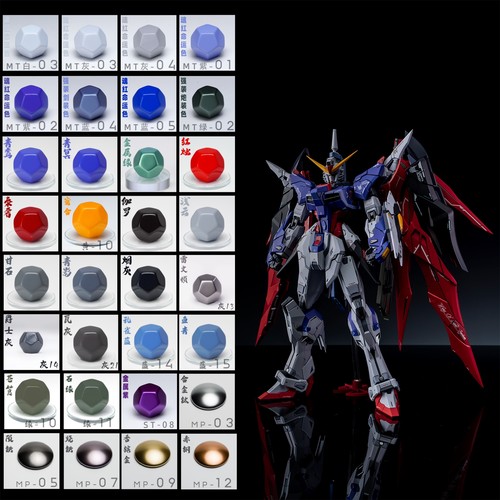 骑士模型漆MB魂红命运高达套漆