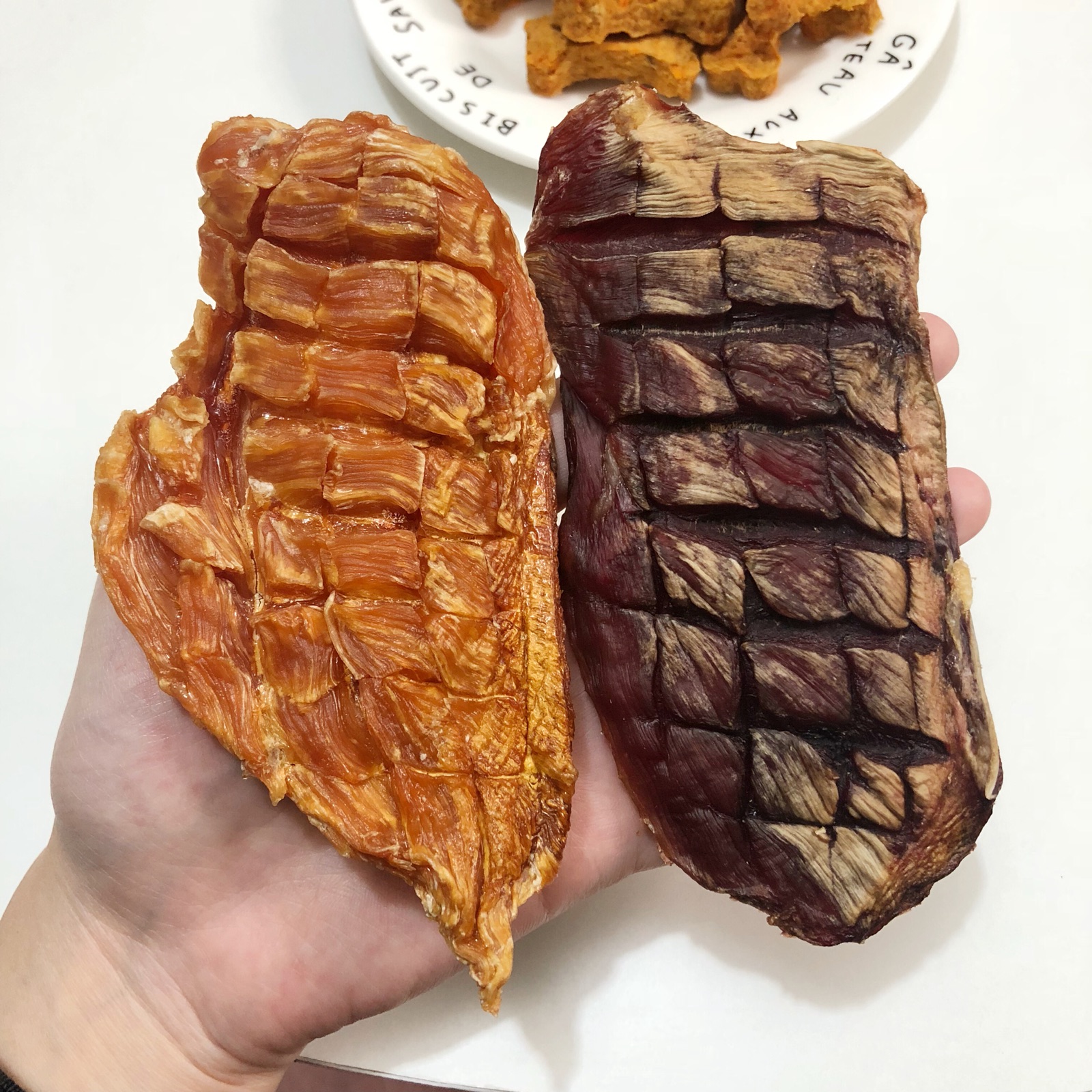 皮皮家 那么大鸭胸鸡胸宠物狗奖励零食手工自制磨牙鸭肉干鸡肉干