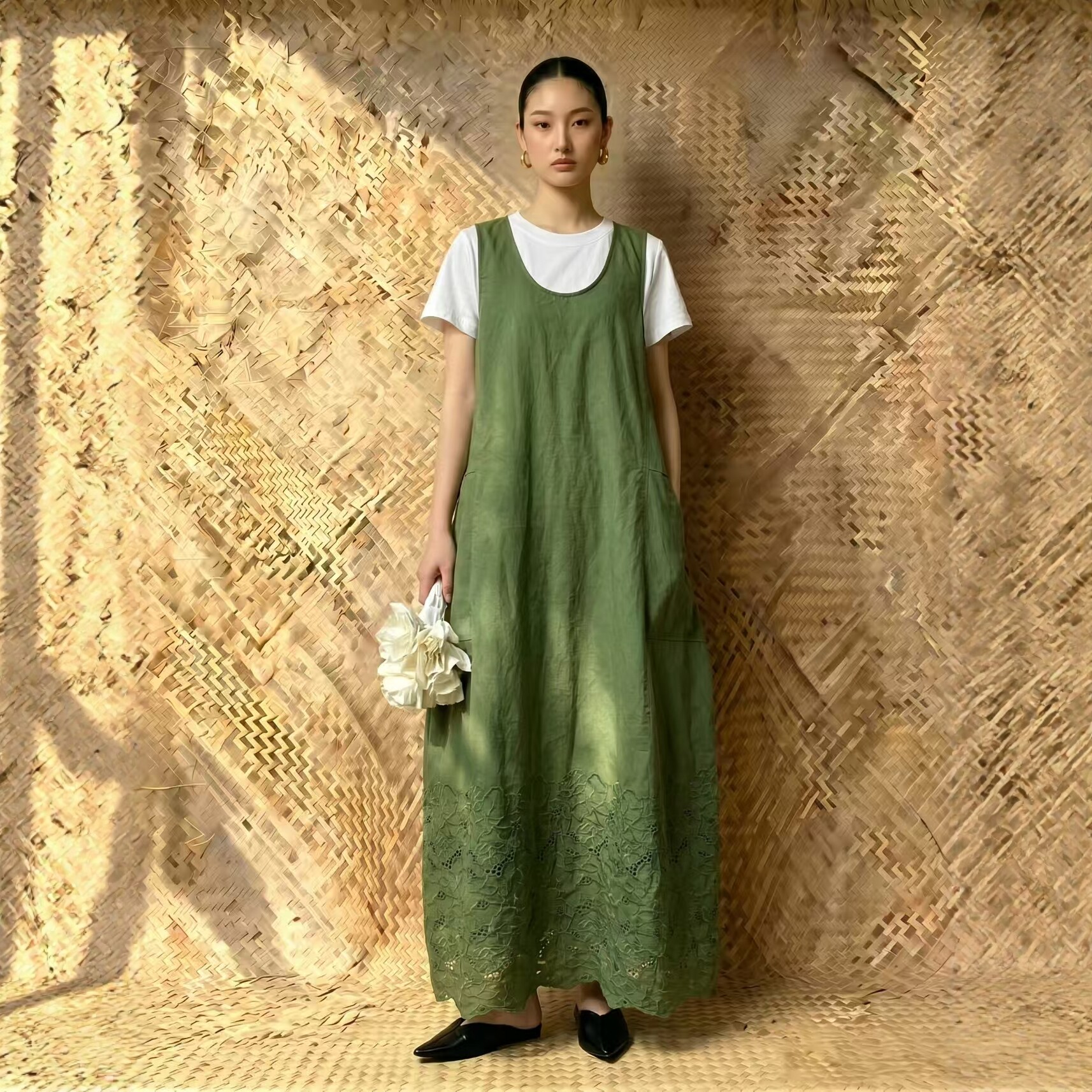 【言姐好物】设计师款 春夏新品  背心裙  16091