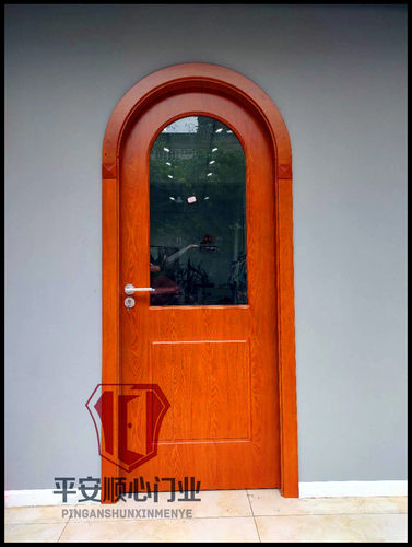 实木烤漆门实木弧形卧室门定制